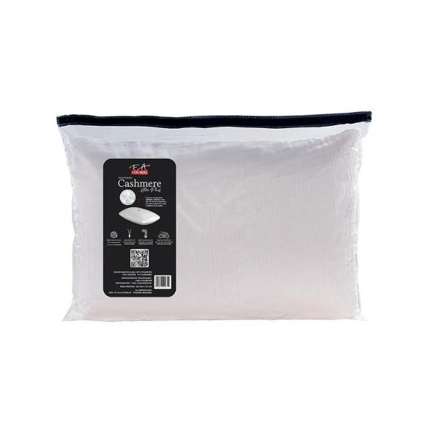 Travesseiro de Fibra Cashmere Premium Ultra Plush - F.A. Colchões
